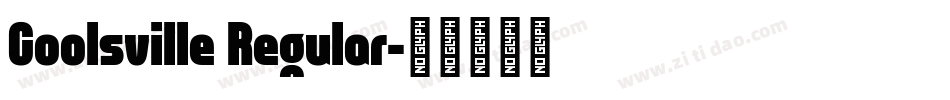Coolsville Regular字体转换